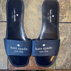 Kate Spade Black Slide Sandals